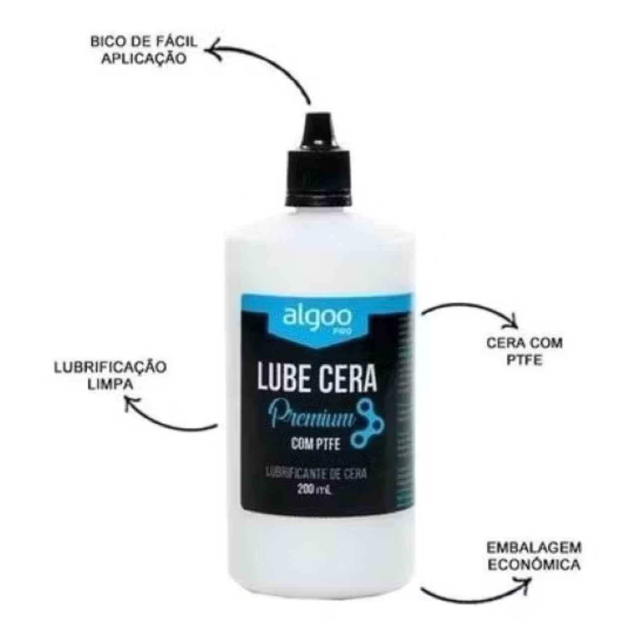 Cera Lubrificante Corrente Bike Algoo Lube Cera 200ml